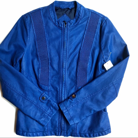 cleo Jackets & Blazers - Cleo | Vegan Leather Moto Jacket NWT